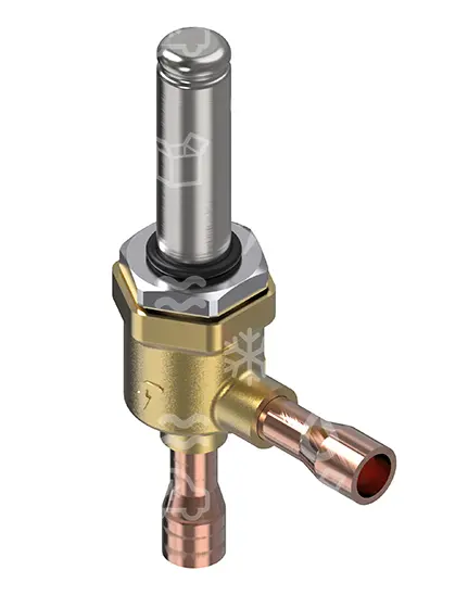 ventil elektromagnetický rohový Danfoss EVT 3.0, R744, NC, 3/8